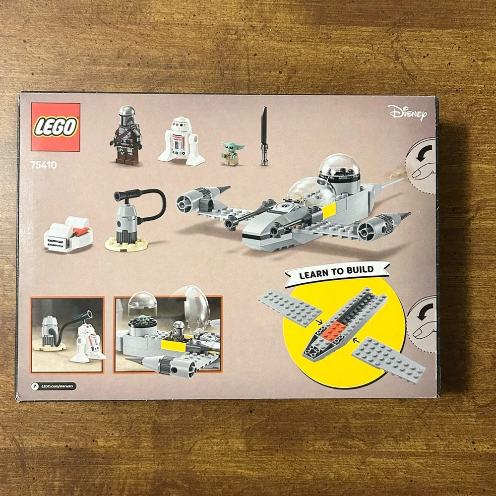 LEGO STARWARS MANDO AND GROGUS N-1 STARFIGHTER 75410 - 92 PIECES BRAND NEW